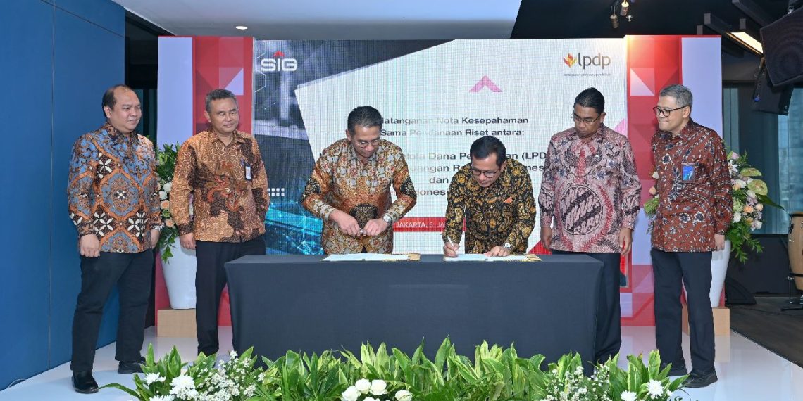 Tingkatkan Penggunaan Produk Dalam Negeri, SIG dan LPDP Kolaborasi Pendanaan Riset Sparepart Pabrik SIG