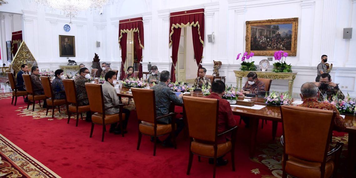 Ini yang Dibahas, Presiden Jokowi Gelar Pertemuan dengan Perwakilan Industri Jasa Keuangan