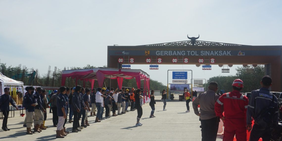Proyek Tol Ruas Kuala Tanjung – Tebing Tinggi – Parapat Semarakkan Bulan K3 Nasional