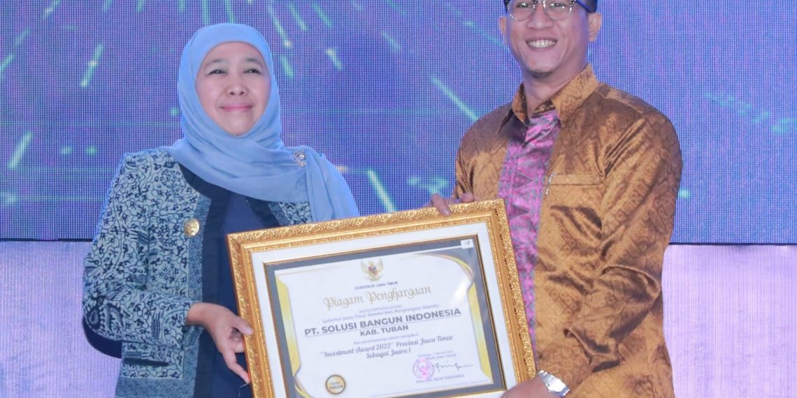 Investasi Pabrik Tuban Dinilai Positif bagi Sekitar, SBI Raih Juara Pertama Investment Award 2023