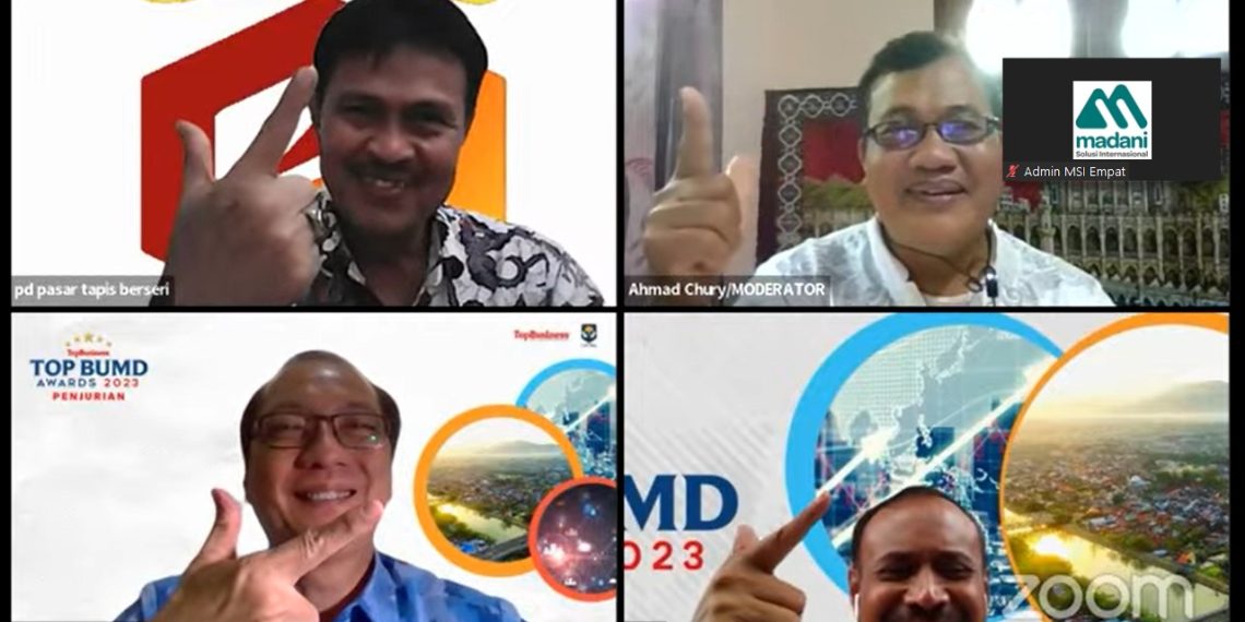 PD Pasar Tapis Berseri  Bandar Lampung Pertama Kalinya Lolos Penjurian TOP BUMD Awards 2023