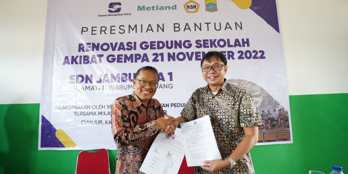 YMP Peduli Renovasi Sekolah Korban Gempa