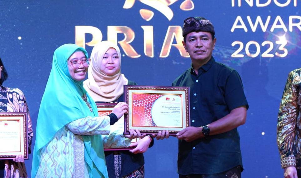 SIG Kantongi Penghargaan BUMN Terpopuler pada Ajang PR Indonesia Awards 2023