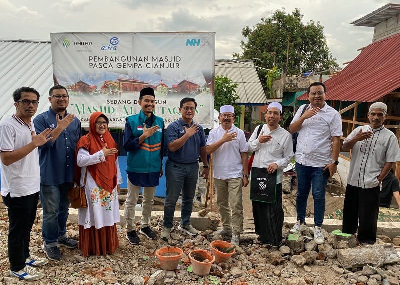 FIFGROUP & Asuransi Astra Bangun Masjid Al-Mutaqien Gempa Cianjur