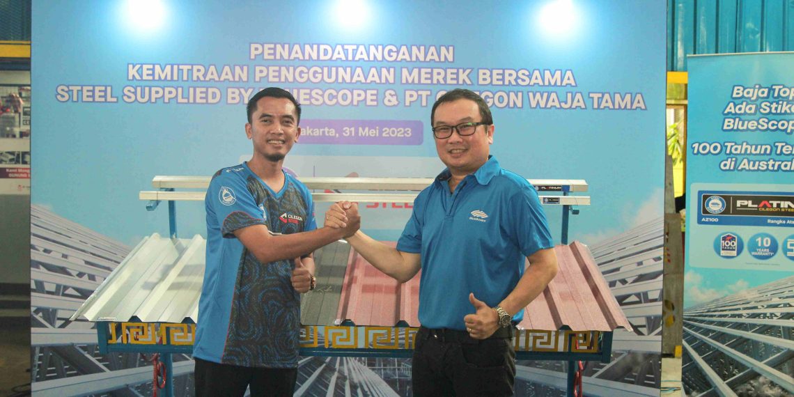 PT NS BlueScope Indonesia dan PT Cilegon Waja Tama Membentuk Kemitraan Strategis