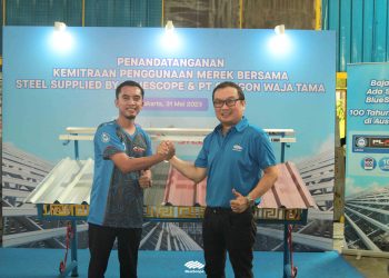 PT NS BlueScope Indonesia dan PT Cilegon Waja Tama Membentuk Kemitraan Strategis