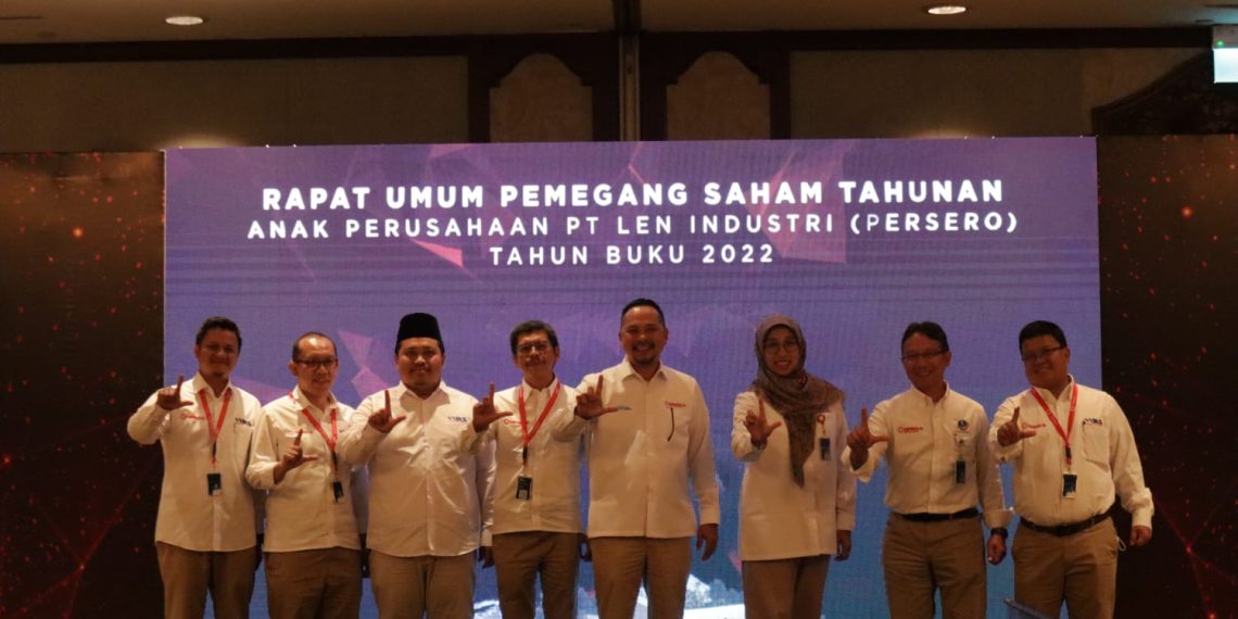 Anak Usaha Len Industri Gelar RUPST 2022