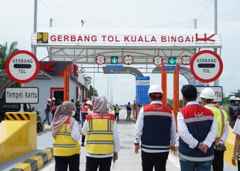 Hutama Karya Uji Laik Fungsi Satu Ruas JTTS