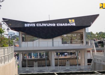 Presiden Jokowi Resmikan Sodetan Ciliwung 1.2 Km