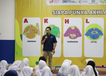 PT Pupuk Indonesia Tanamkan Nilai AKHLAK di Sekolah