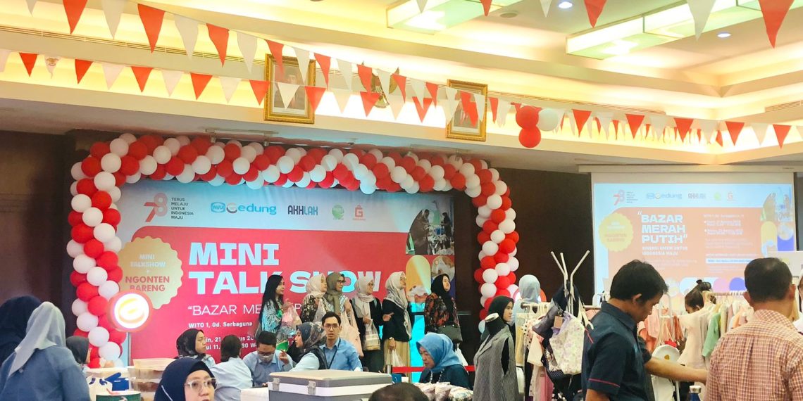 WEGE Gelar Bazar Merah Putih, Sinergi UMKM untuk Indonesia Maju