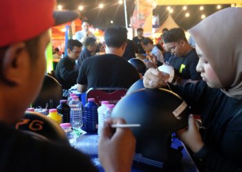 Kuliner Nusantara dan Helmet Art Painting di Festival Kota Lama Semarang 2023