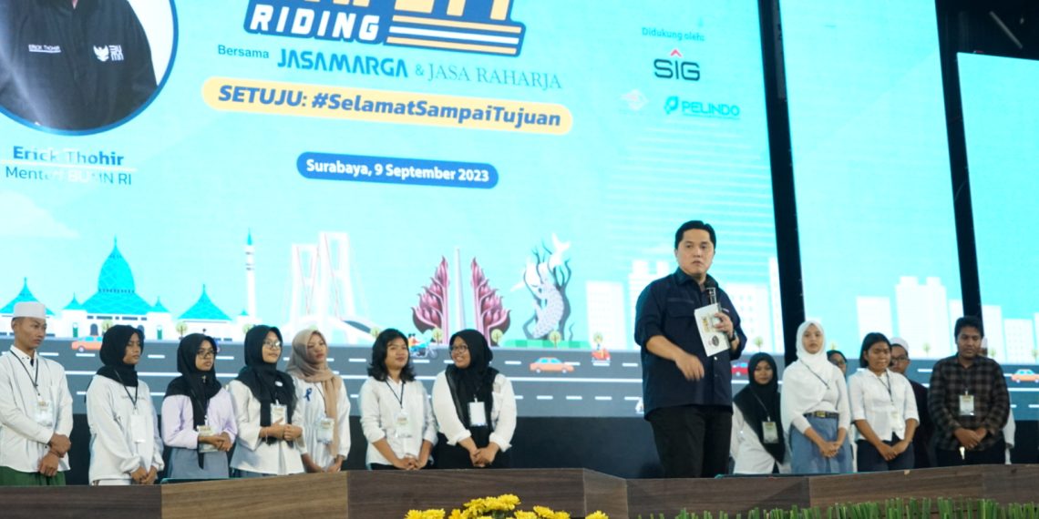 Erick: BUMN Ingin Jaga Keselamatan Generasi Muda Jatim