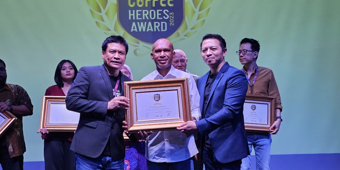 PT Freeport Raih Penghargaan Indonesia Coffee Heroes Award 2023