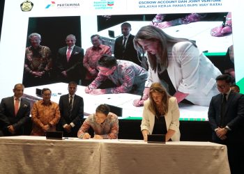 Penandatanganan Perjanjian Way Ratai sebagai Tindak Lanjut Kerjasama Chevron dan PGE