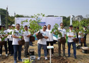 JIEP Tuan Rumah Program Penanaman 600 Pohon Holding BUMN Danareksa