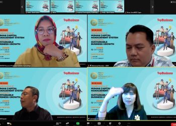 Webinar Transformasi HCMS Diikuti Sekitar 220 Peserta Finalis TOP Human Capital Awards 2023