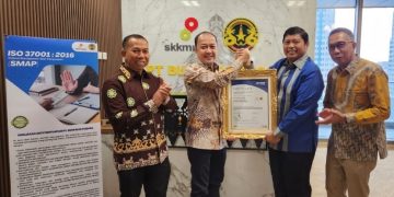 Perkuat Komitmen Anti Penyuapan, Bumi Siak Pusako Dapat Sertifikat SNI ISO 37001:2016
