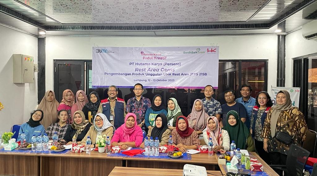 Hutama Karya Beri Pelatihan Kewirausahaan di Arest Area 215B