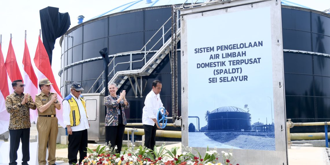Sistem Pengelolaan Air Limbah Domestik Kota Palembang Diresmikan