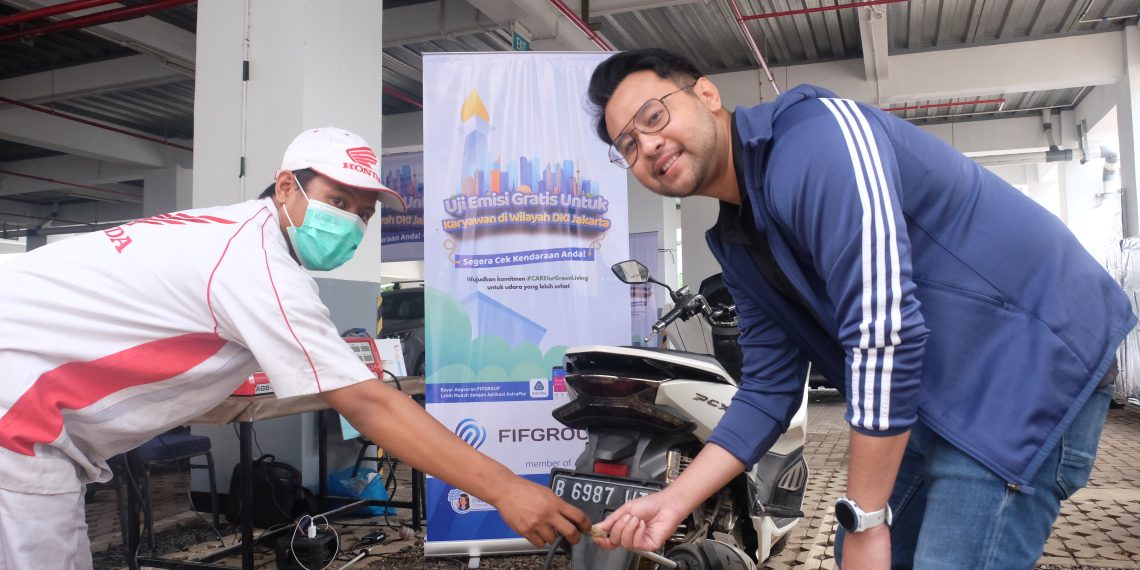 1.000 Kendaraan Karyawan FIFGROUP Ikuti Uji Emisi Gratis
