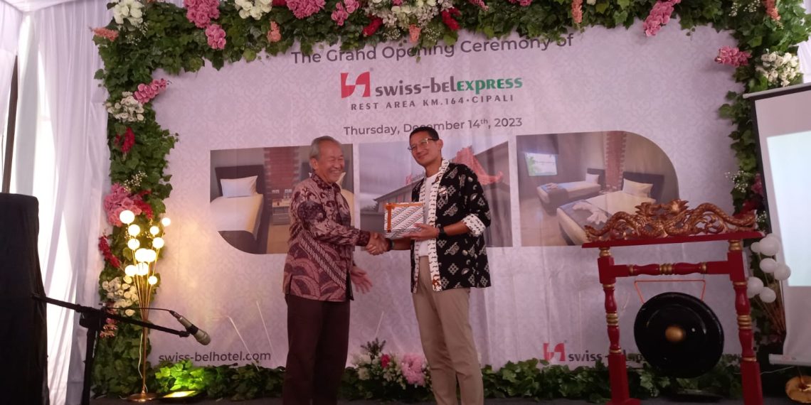 Diresmikan Sandiaga, Hotel Swiss-Belexpress yang dikembangkan KDTN di Ruas Tol Cipali Siap Sambut Libur Nataru