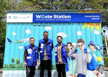 Gandeng Rekosistem BCA dan GARUDA Indonesia Resmikan Waste Station