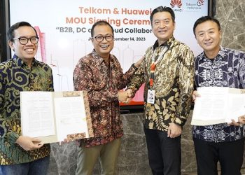Telkom Gandeng Huawei Bidik Pangsa Pasar B2B di Indonesia