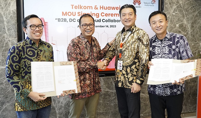 Telkom Gandeng Huawei Bidik Pangsa Pasar B2B di Indonesia