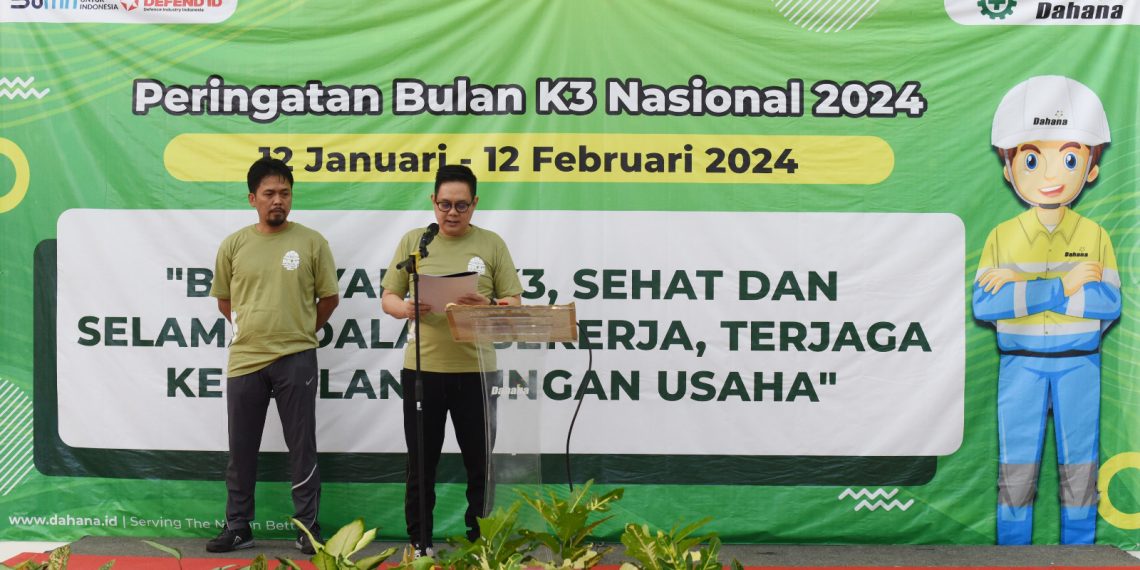 DAHANA Gelar Apel Pembukaan Peringatan Bulan K3