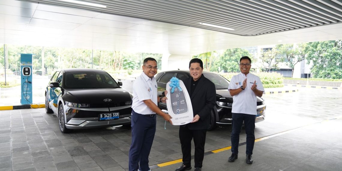 Per hari ini, Pejabat Kementerian BUMN Pakai Kendaraan Listrik, Semuanya Sewa
