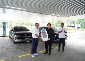 Per hari ini, Pejabat Kementerian BUMN Pakai Kendaraan Listrik, Semuanya Sewa