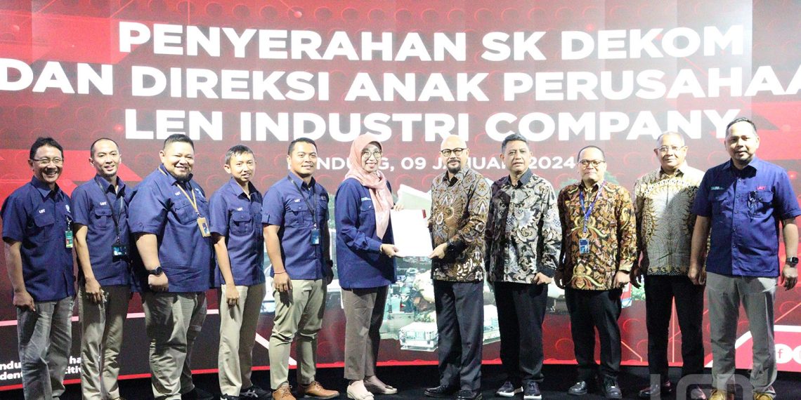 Len Industri Rombak Direksi dan Komisaris Anak Usaha