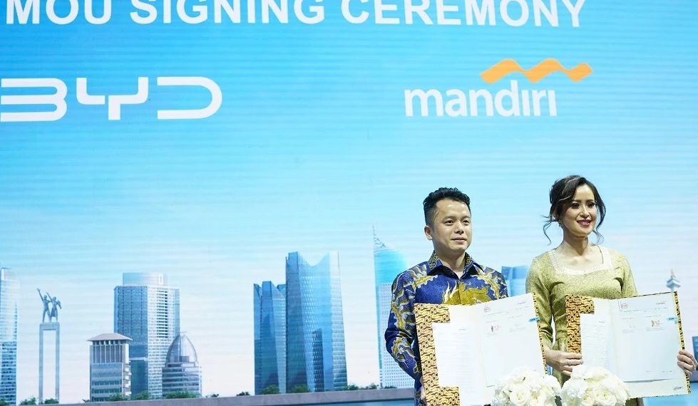 Bank Mandiri Fasilitasi Pembiayaan Kendaraan Listrik BYD