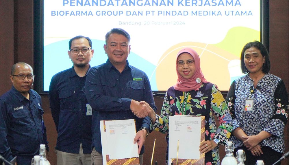 Biofarma Group dan PT Pindad Medika Kolaborasi Penyediaan Produk Kesehatan
