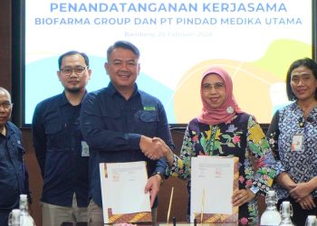 Biofarma Group dan PT Pindad Medika Kolaborasi Penyediaan Produk Kesehatan