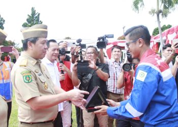 PGE Area Lahendong Tuai Pujian sebagai Tuan Rumah Apel Peringatan Bulan K3