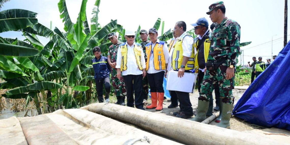 Menteri Basuki : Perbaikan Darurat Tanggul Sungai Wulan Selesai