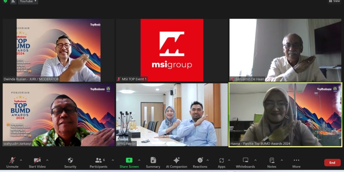 Judul Presentasi BPRS Patriot Serupa dengan Visinya