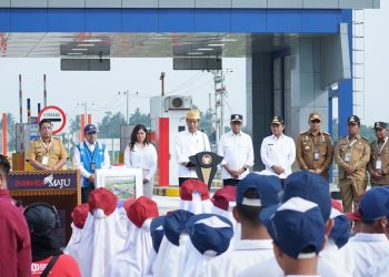 Presiden Jokowi Resmikan Tol Indrapura – Lima Puluh dan Tebing Tinggi – Indrapura