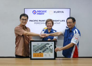Pacific Paint Gandeng Xurya untuk Pemasangan Pembangkit Listrik Tenaga Surya