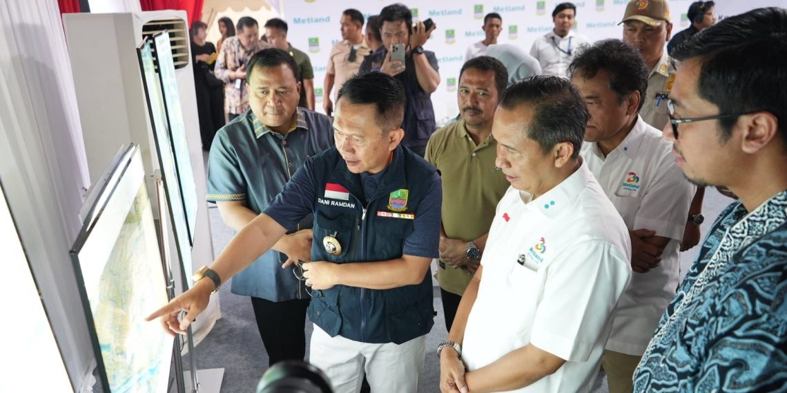 Pembangunan Jembatan Penghubung Koridor Utara Selatan melalui Metland Cikarang dan Cibitung Dibangun