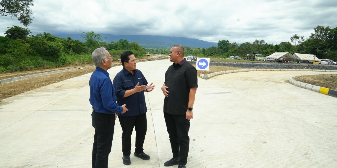 Erick Thohir Pastikan Progress Pembangunan Jalan Tol Sesuai dengan Target