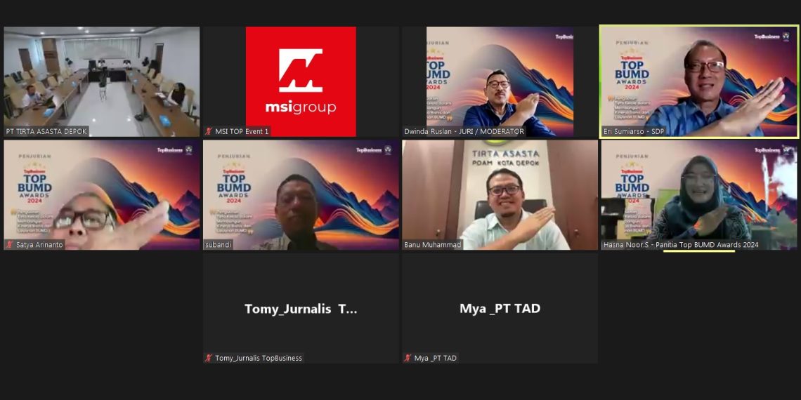 Kinerja Mentereng dengan Peringkat Nasional ke-11, Tirta Asasta Depok Perdana Jadi Kandidat Peraih Penghargaan TOP BUMD
