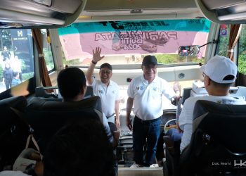 Hutama Karya Berangkatkan Gratis ke 7 Kota