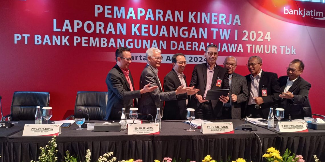 Berkat Lima Strategi Ini, Kredit Bank Jatim Terkerek 18,76% di Kuartal I-2024