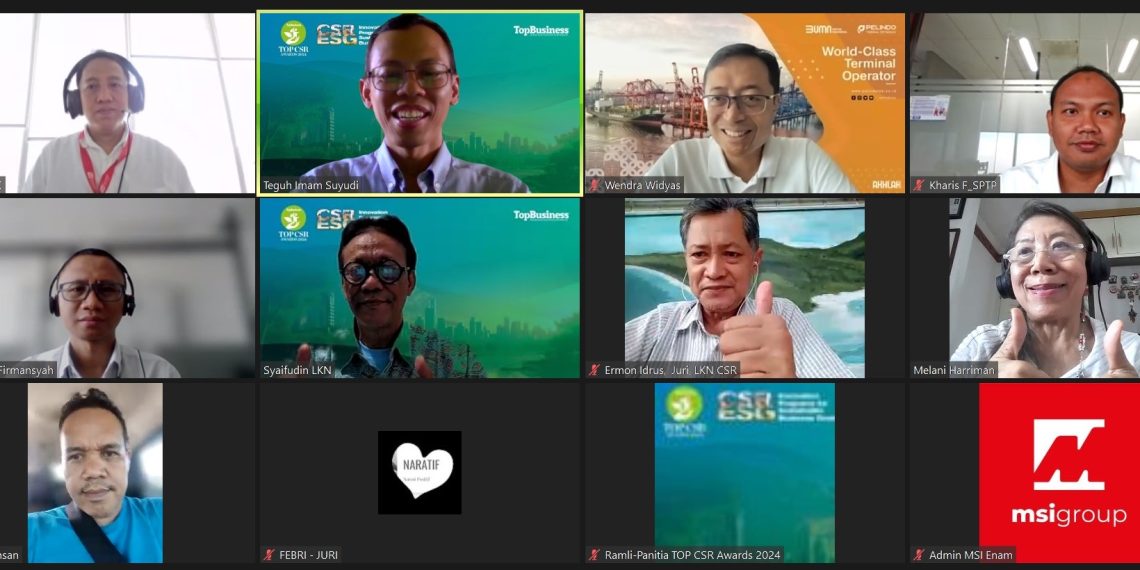 Pelindo Terminal Petikemas Usung Inovasi Program CSR Unggulan di Ajang TOP CSR Awards 2024