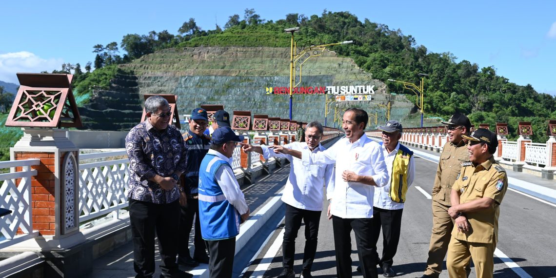 Bendungan Tiu Suntuk Diresmikan Presiden Jokowi