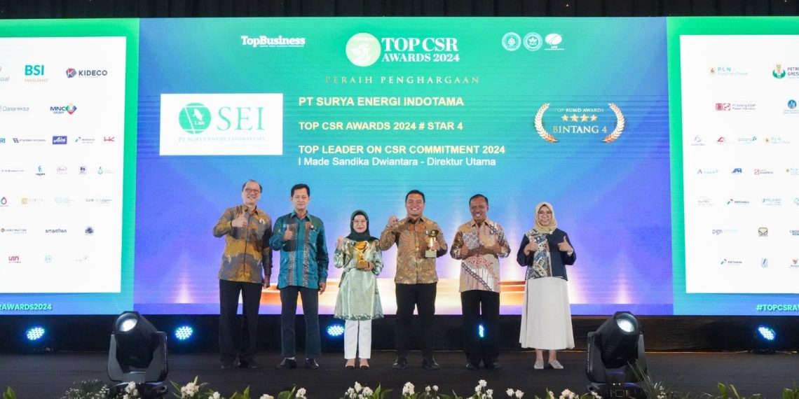 Sukses Jalankan Program CSR, SEI Raih Juara dalam Ajang Penghargaan CSR Tertinggi 2024