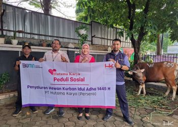 Hutama Karya Group Salurkan 196 Hewan Kurban